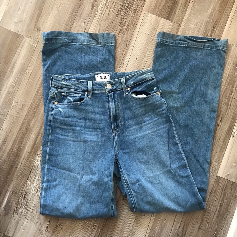 PAIGE Women's Flaunt Amour High Rise Wide Leg